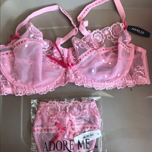 Pink AdoreMe bra